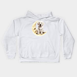 Lunar Lab: Adventures Beyond, Dog Lover and Dog Owner Kids Hoodie